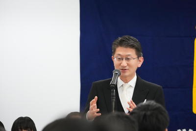 R7 表彰式 村松学長挨拶