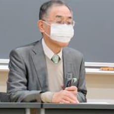 退職教員の送別会 片桐伸夫教授